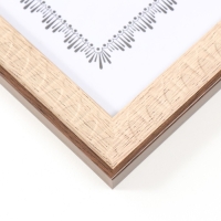 Фоторамка пластик формат А4 "Муза" какао 32,5х23,8х1,1 см