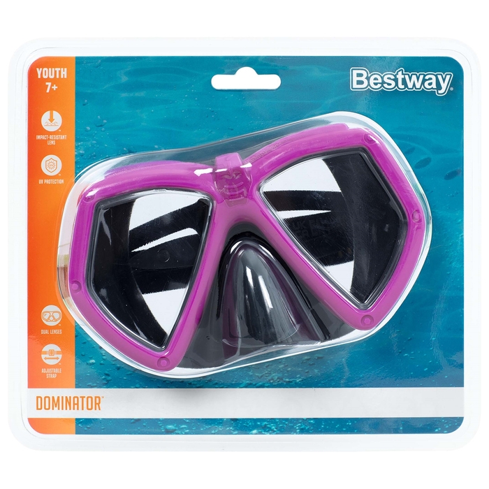 Маска для плавания Ever Sea, от 7 лет, цвета МИКС, 22040 Bestway