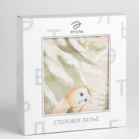 Скатерть новогодняя Этель "Christmas forest" Скатерть новогодняя 150*220 +/-3см с ГМВО, 100%хл, 190г/м2