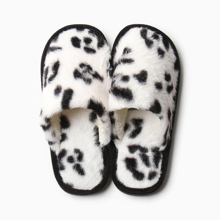 Тапочки женские размер 36-37, цвет белый Тапочки женские размер 36-37, цвет белый