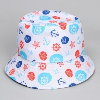 Панама детская для мальчика &laquo;Морской&raquo;, цвет белый, р-р 52-54