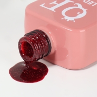 Гель лак для ногтей &laquo;COLOR GLOW&raquo;, 3-х фазный, 10 мл, LED/UV, цвет красный (18)