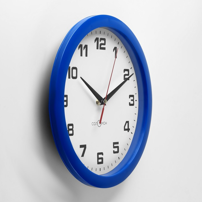 Часы настенные, d-28 см, интерьерные, Классика, бесшумные