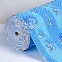 Коврик для ванной комнаты «Прибой», ширина 80 см, рулон 15 м, цвет голубой Коврик для ванной комнаты «Прибой», ширина 80 см, рулон 15 м, цвет голубой