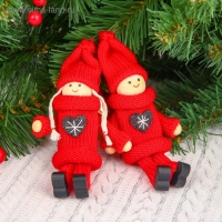 Игрушка - подвеска &laquo;Куколка в костюме&raquo;, цвет красный, МИКС