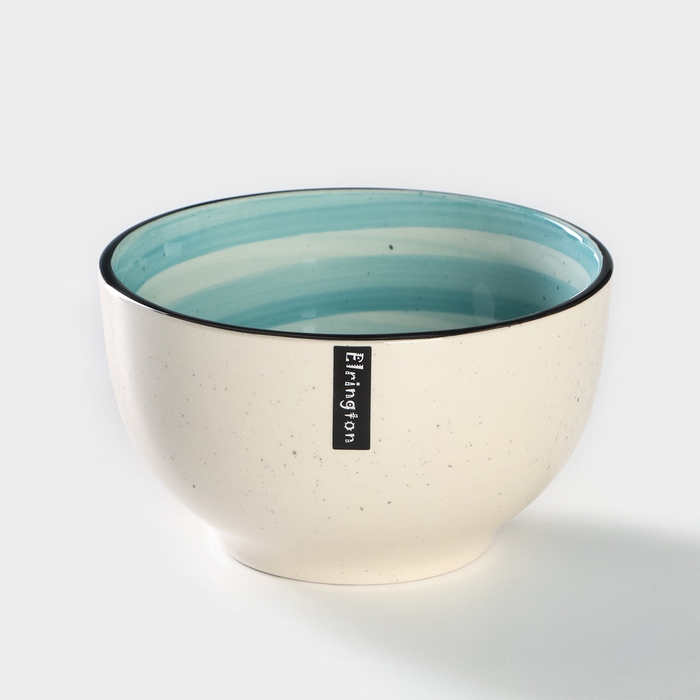 Салатник керамический Elrington &laquo;Аэрограф. Мятный бриз&raquo;, 750 мл, d=14 см