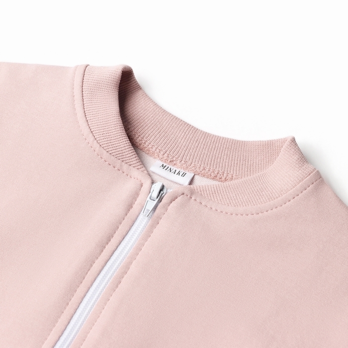 Джемпер для девочки MINAKU, цвет пудровый, рост 140 см Джемпер для девочки MINAKU, цвет пудровый, рост 140 см