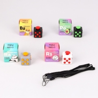 Фиджет кубик антистресс &laquo;Успокоин&raquo;, МИКС, в шоубоксе