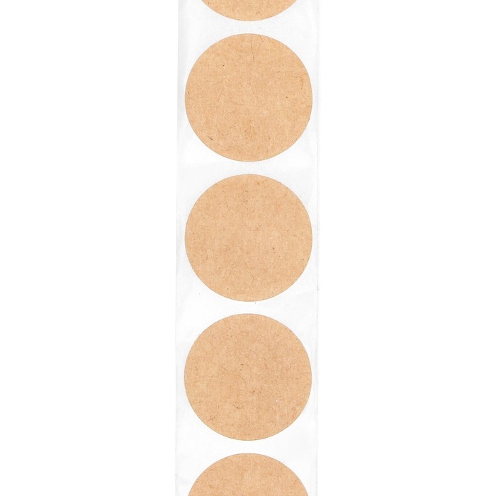 Наклейки крафт, в рулоне, 2 х 2 см, 300 шт Наклейки крафт, в рулоне, 2 х 2 см, 300 шт