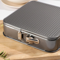 Форма для выпечки Доляна &laquo;Элин. Квадрат&raquo;, 26&times;26 см, съёмное дно, антипригарное покрытие, цвет чёрный