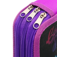 Пенал 3 секции, 125 х 205 х 55 мм, Calligrata 8П26/3 "Музыка" (с эффектом металлика) ,ламинированный картон Пенал 3 секции, 125 х 205 х 55 мм, Calligrata 8П26/3 "Музыка" (с эффектом металлика) ,ламинированный картон