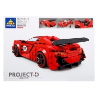 Конструктор Гонка &laquo;Редчемп&raquo;, световые эффекты, 290 деталей