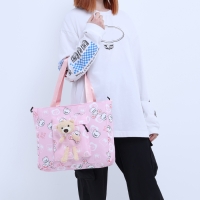 Шопер на молнии, цвет розовый Шопер на молнии, цвет розовый