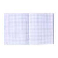 Тетрадь 48 листов в клетку Calligrata "Яркая. Аниме", картонная обложка, матовая ламинация + выборочный УФ-лак, блок офсет МИКС