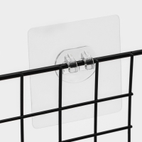 Корзина на липучках Доляна, 29&times;12&times;11,5 см, цвет чёрный