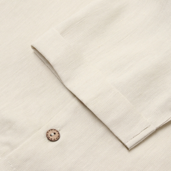 Рубашка для мальчика Крошка Я Linen, р. 92-98, молочный