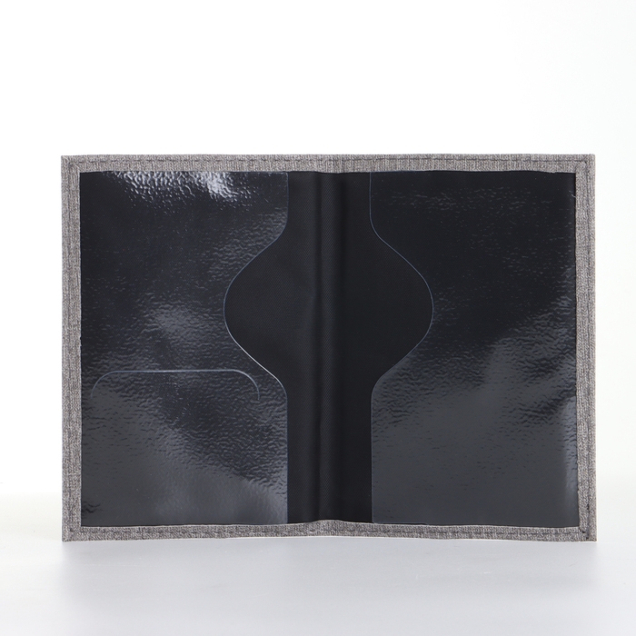 Обложка для паспорта, цвет серый Обложка для паспорта, цвет серый