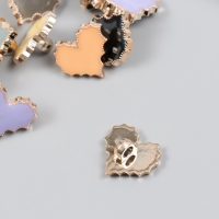 Пуговица пластик для творчества "Каменное сердце" набор 10 шт МИКС 2х1,2х1 см Пуговица пластик для творчества "Каменное сердце" набор 10 шт МИКС 2х1,2х1 см