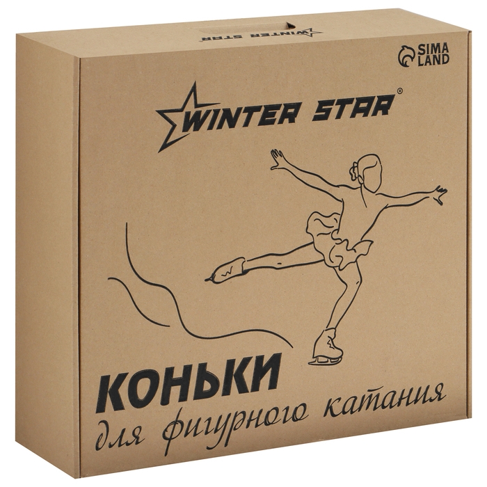 Коньки фигурные Winter Star &laquo;Узор&raquo;, р. 37