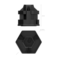 Набор настольный ErichKrause Office, 14 предметов, вращающийся, чёрный Набор настольный ErichKrause Office, 14 предметов, вращающийся, чёрный