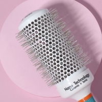 Брашинг, вентилируемый, прорезиненная ручка, d = 5,3/7 &times; 27 см, разноцветный