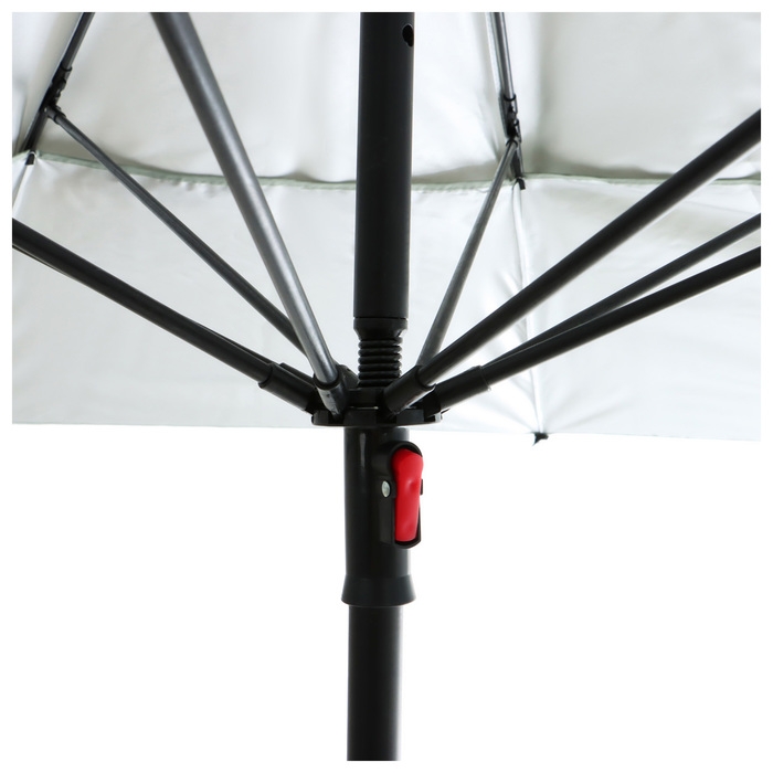 Зонт пляжный maclay, c УФ защитой, d=240 см, h=220 см Зонт пляжный maclay, c УФ защитой, d=240 см, h=220 см