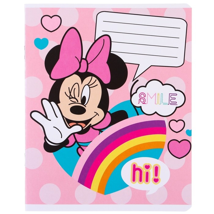 Набор тетрадей 10 штук, 12 листов, 1 сентября, в клетку, обложка мелованный картон, Минни Маус Набор тетрадей 10 штук, 12 листов, 1 сентября, в клетку, обложка мелованный картон, Минни Маус