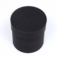 Шляпная коробка, черная, 13 х 13 см