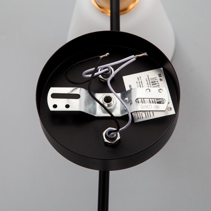 Люстра Люстра "Адель" 2х40Вт Е27 черный/золото 45х12х25см