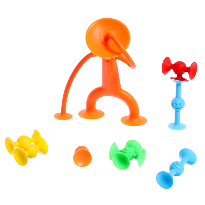 Конструктор &laquo;Весёлые присоски&raquo;, 8 деталей