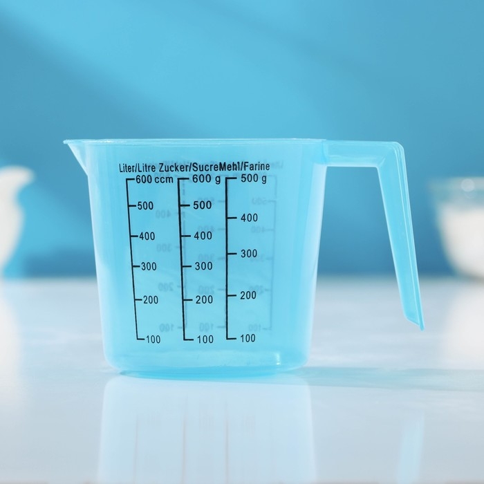Стакан мерный, 600 мл, цвет МИКС Стакан мерный, 600 мл, цвет МИКС