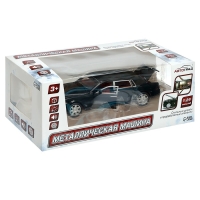 Машина металлическая &laquo;Лимузин&raquo;, 1:24, открываются двери, капот, багажник, цвет чёрный