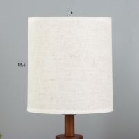 Настольная лампа "Араз" E27 40Вт бордовый 16х16х36 см RISALUX