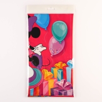 Скатерть одноразовая праздничная 120х180 см, 35 мкр, Минни Маус и Единорог