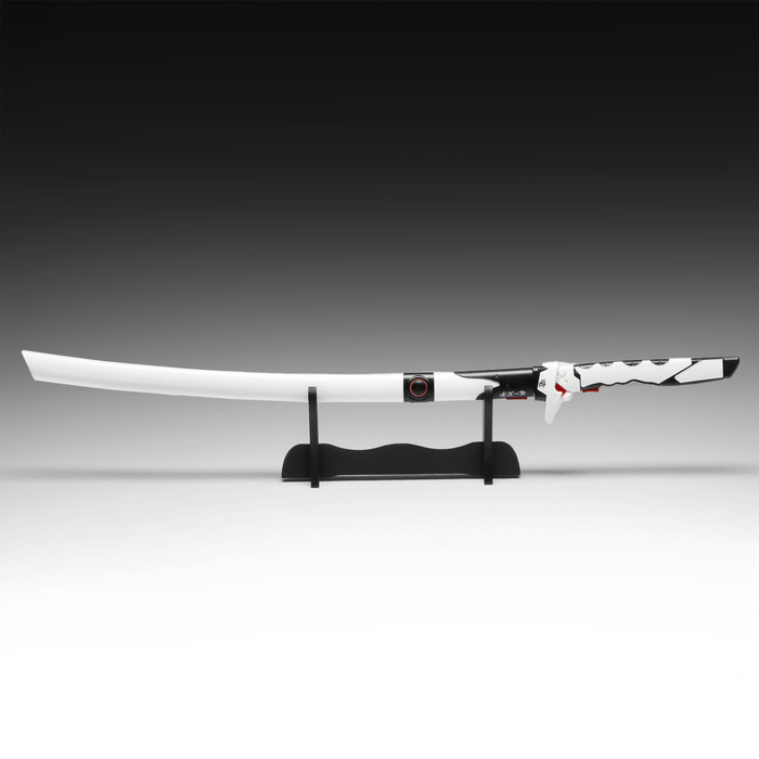 Сувенирное оружие Сувенирное оружие "Катана Гэндзи" 104 см, клинок 68 см, на подставке, белая