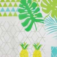 Штора для ванной Доляна &laquo;Фламинго&raquo;, 180&times;180 см, EVA