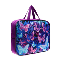 Папка с ручками текстильная А4, 350 х 270 х 70 мм, Calligrata "Бабочки" Папка с ручками текстильная А4, 350 х 270 х 70 мм, Calligrata "Бабочки"