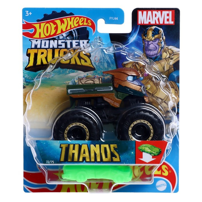 Машина &laquo;Базовый Монстр трак&raquo;, масштаб 1:64, цвета МИКС