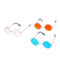 Карнавальные очки «Круглые», цвета МИКС Карнавальные очки «Круглые», цвета МИКС