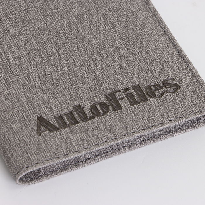 Обложка для автодокументов, цвет серый Обложка для автодокументов, цвет серый