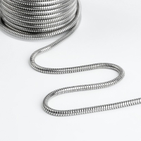 Цепочка для сумки, железная, d = 3 мм, 10 &plusmn; 0,5 м, цвет серебряный