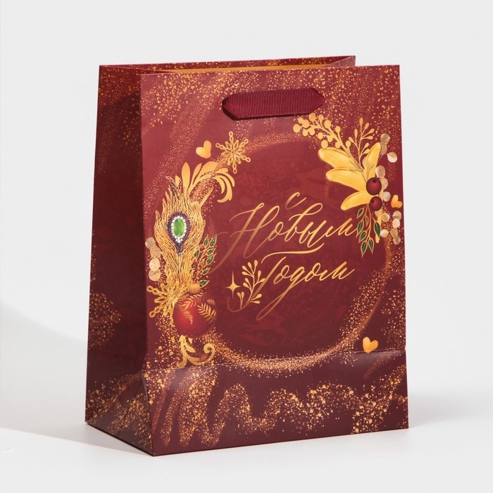 Пакет подарочный новогодний ламинированный &laquo;Сказка&raquo;, MS 18 х 23 х 10 см, Новый год