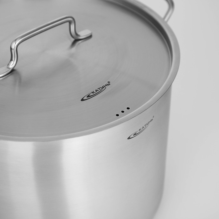 Кастрюля &laquo;Общепит&raquo;, 15 л, d=30 см, h=22 см, капсульное дно, индукция