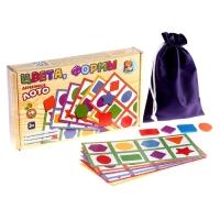 Лото деревянное &laquo;Цвета, формы&raquo;