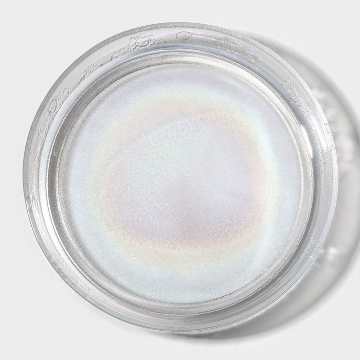 Набор тарелок стеклянных &laquo;Космос&raquo;, 4 предмета: 2 тарелки 18,5&times;5,5 см, 2 тарелки 19,8&times;3,5 см, цвет перламутровый