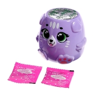 Набор для опытов «Котики. Выращиваем травку», фиолетовый горшочек Набор для опытов «Котики. Выращиваем травку», фиолетовый горшочек