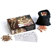 Лото русское, деревянное "Новогоднее", настольная игра, с бочонками Лото русское, деревянное "Новогоднее", настольная игра, с бочонками