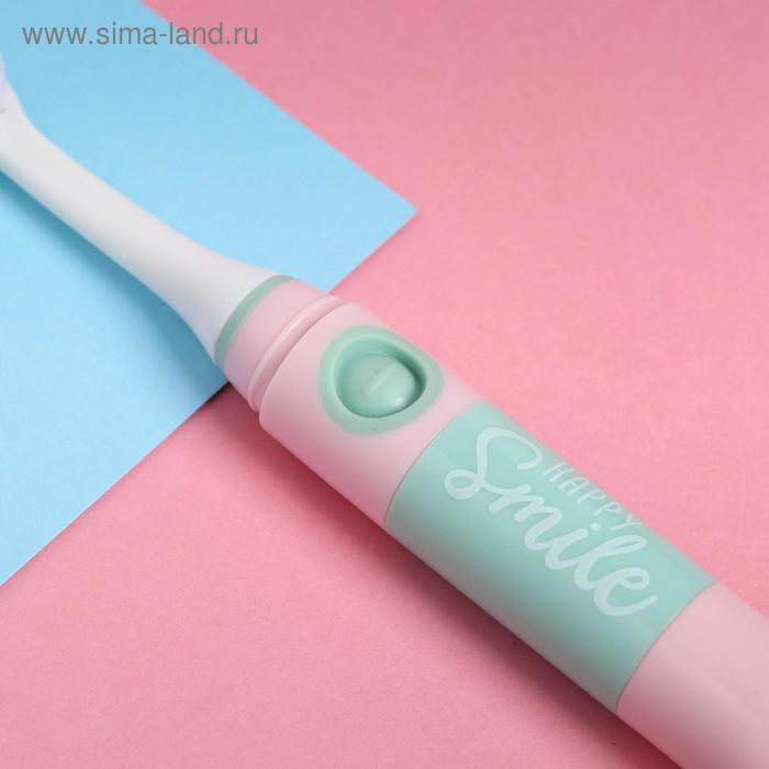 Зубная щётка детская электрическая &laquo;Начни день с улыбки&raquo;, LP-001, 19,2 х 5,5 см.