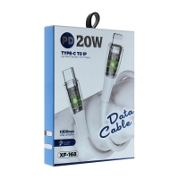 Кабель, 3 А, Type-C - Lightning, 20 W, прозрачный, TPE оплётка, 1 м, чёрный Кабель, 3 А, Type-C - Lightning, 20 W, прозрачный, TPE оплётка, 1 м, чёрный