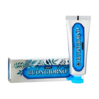 Зубная паста BUONGIORNO "Сицилийский лимон с эвкалиптом" против зубного налета Зубная паста BUONGIORNO "Сицилийский лимон с эвкалиптом" против зубного налета